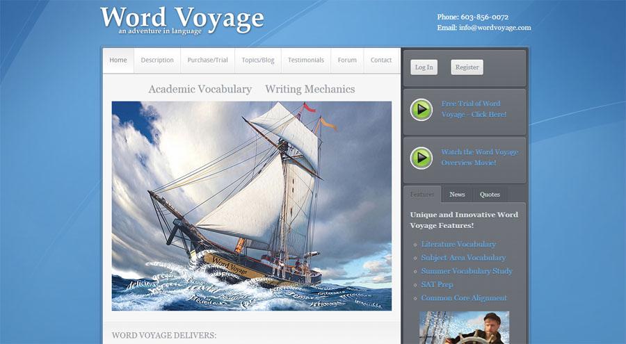 Students had to get used to the latest innovation from the English Department this year: Word Voyage.