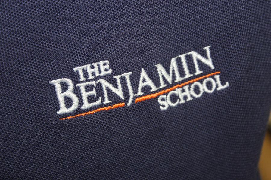 The new logo is now emblazoned on all of Benjamins current polos.