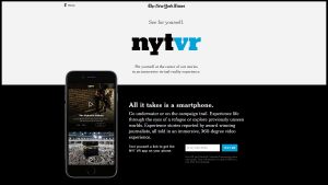 The New York Times' Virtual Reality app is one of the many apps students will have access to which will enrich their educational experience in the classroom.