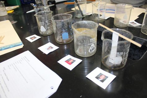 The suspects photos - (left to right:) Crisafi, Ginnetty, Keller, and Mullnix - were matched up with samples from their pens.