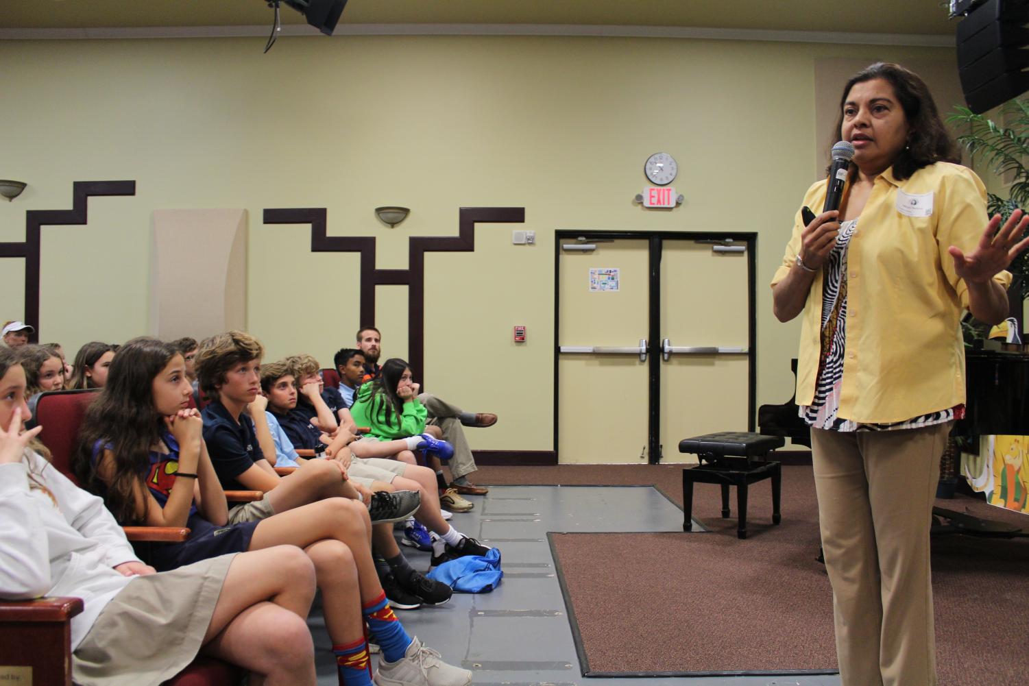 YA Author Mitali Perkins Visits the Middle School The Neersyde