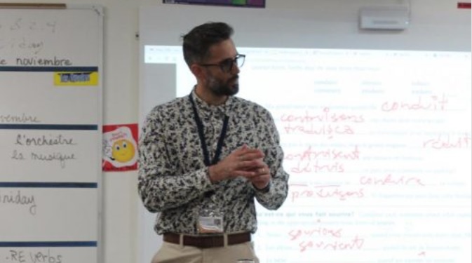 New teacher Mr. Ricky Arias joined the Benjamin family in late September, teaching both French and Spanish.