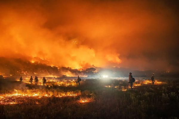 First responders have been on the forefront of attempts to stop the wildfires