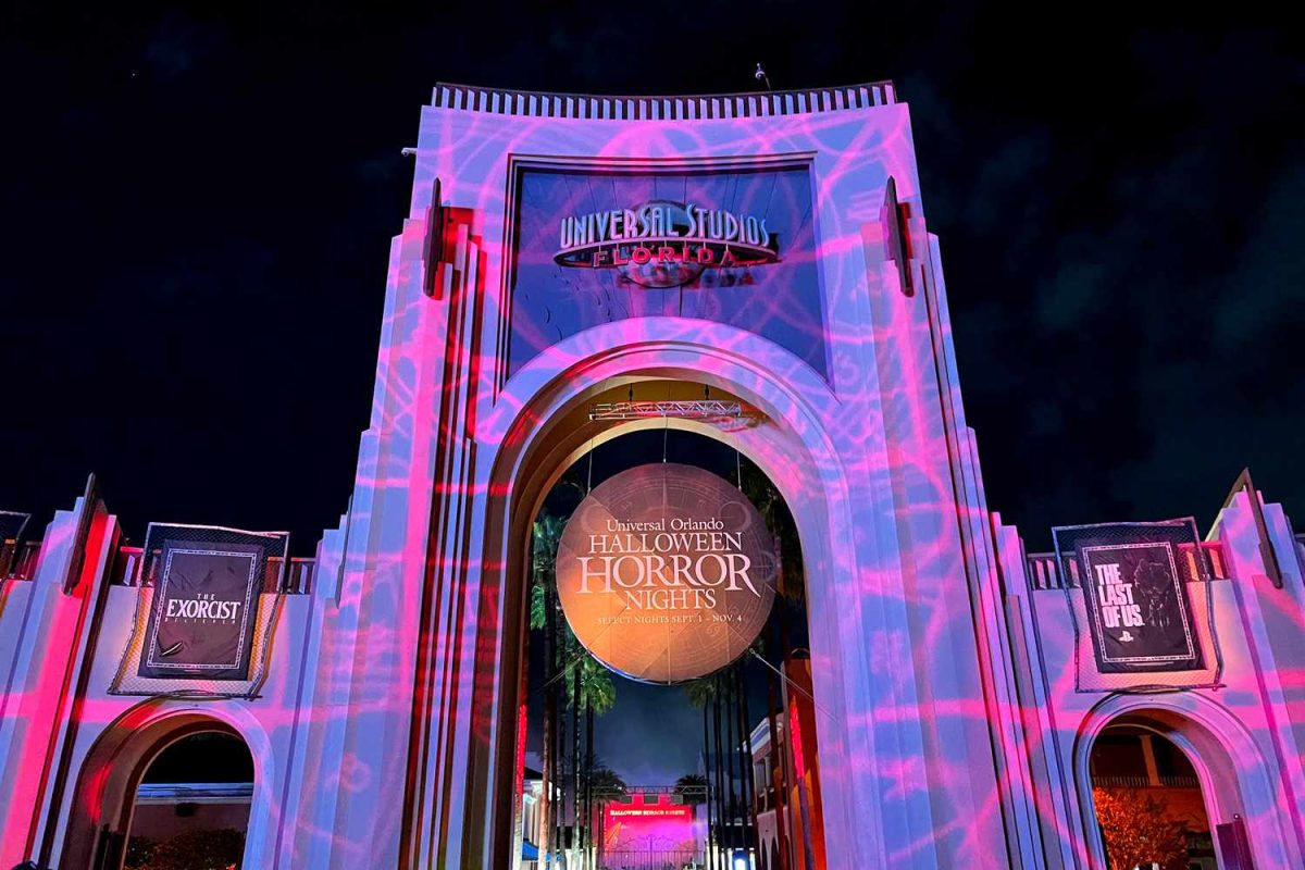 The entrance to this years Halloween Horror Night