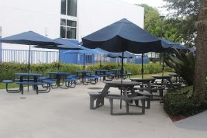 The 7th Grade lunch area