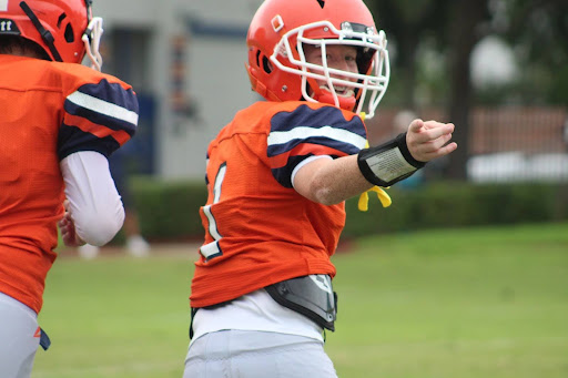 Braylon Peterson (7) during the game v. St. Edwards